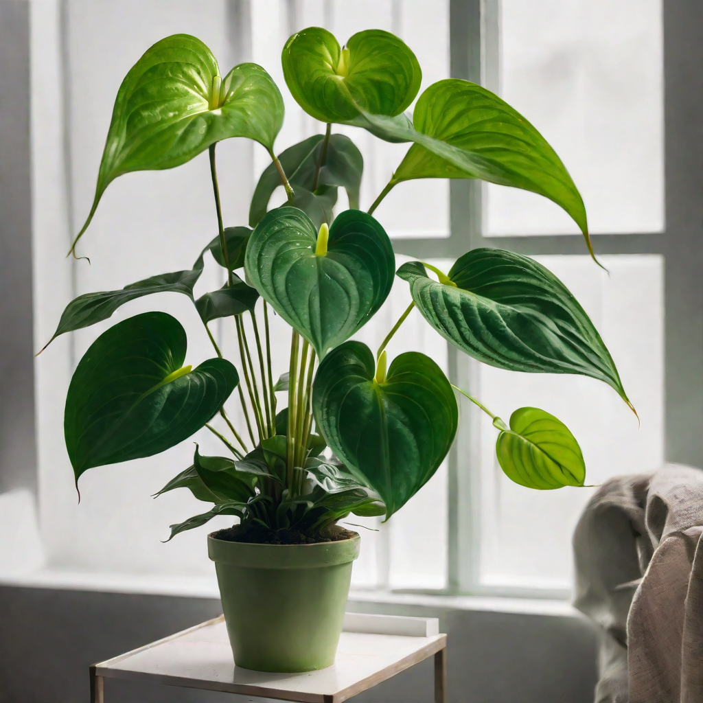 green anthurium magic foresrt in a morning Anthurium Care: A Complete Guide for Healthy and Beautiful Plants