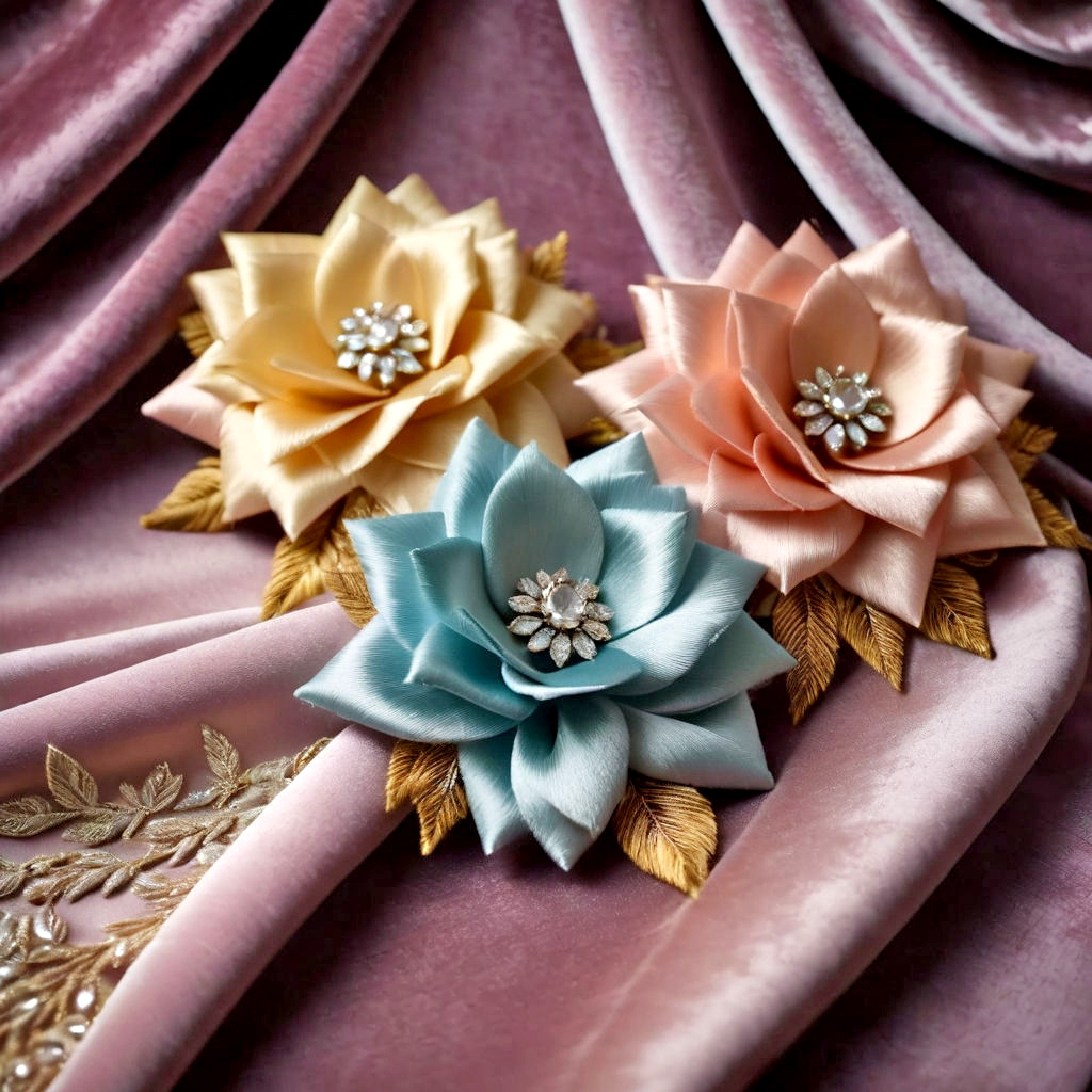 elegant prom corsages adorned with crystals and silk ribbons resting against velvet curtains back The Importance of Prom Corsages