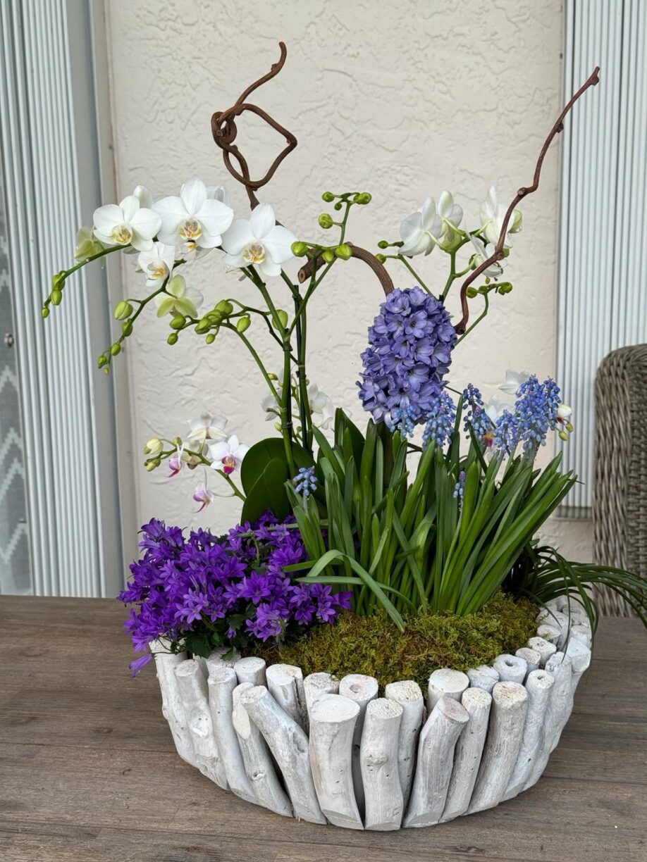 spring flowers  Use Interesting Containers