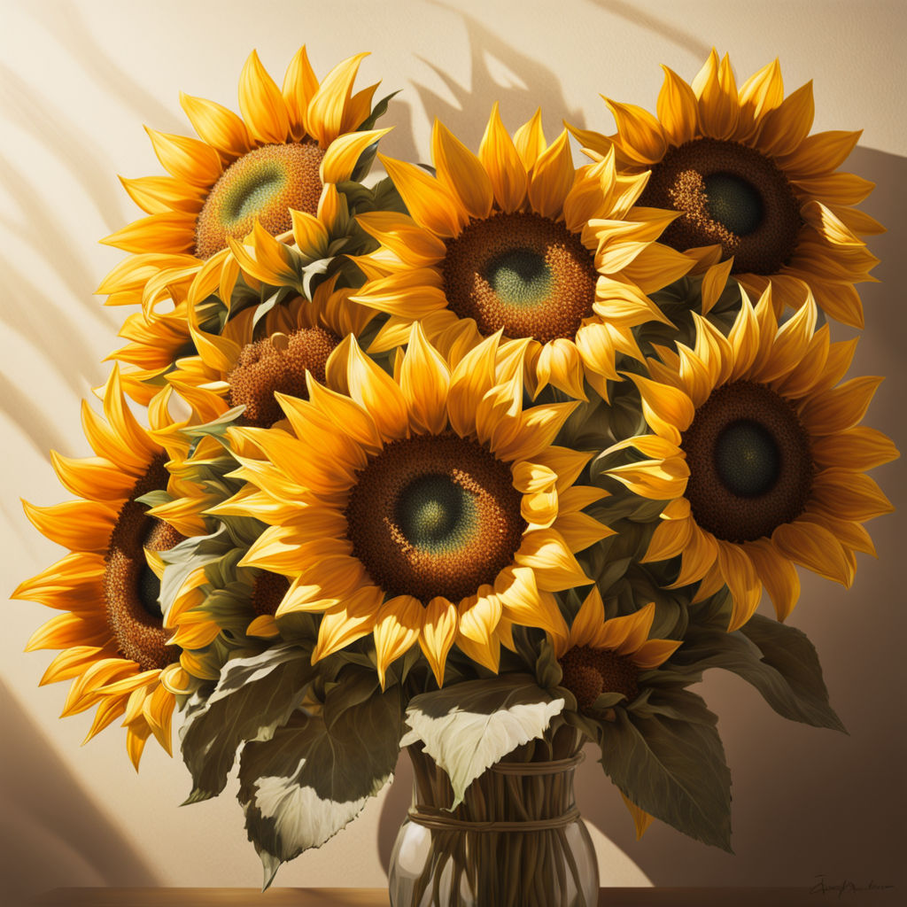 bouquet of sunflowers each petal richly textured bask in radiant sunlight center prominently disp Discovering the Popular Flowers in Boca Raton from Viva Flowers