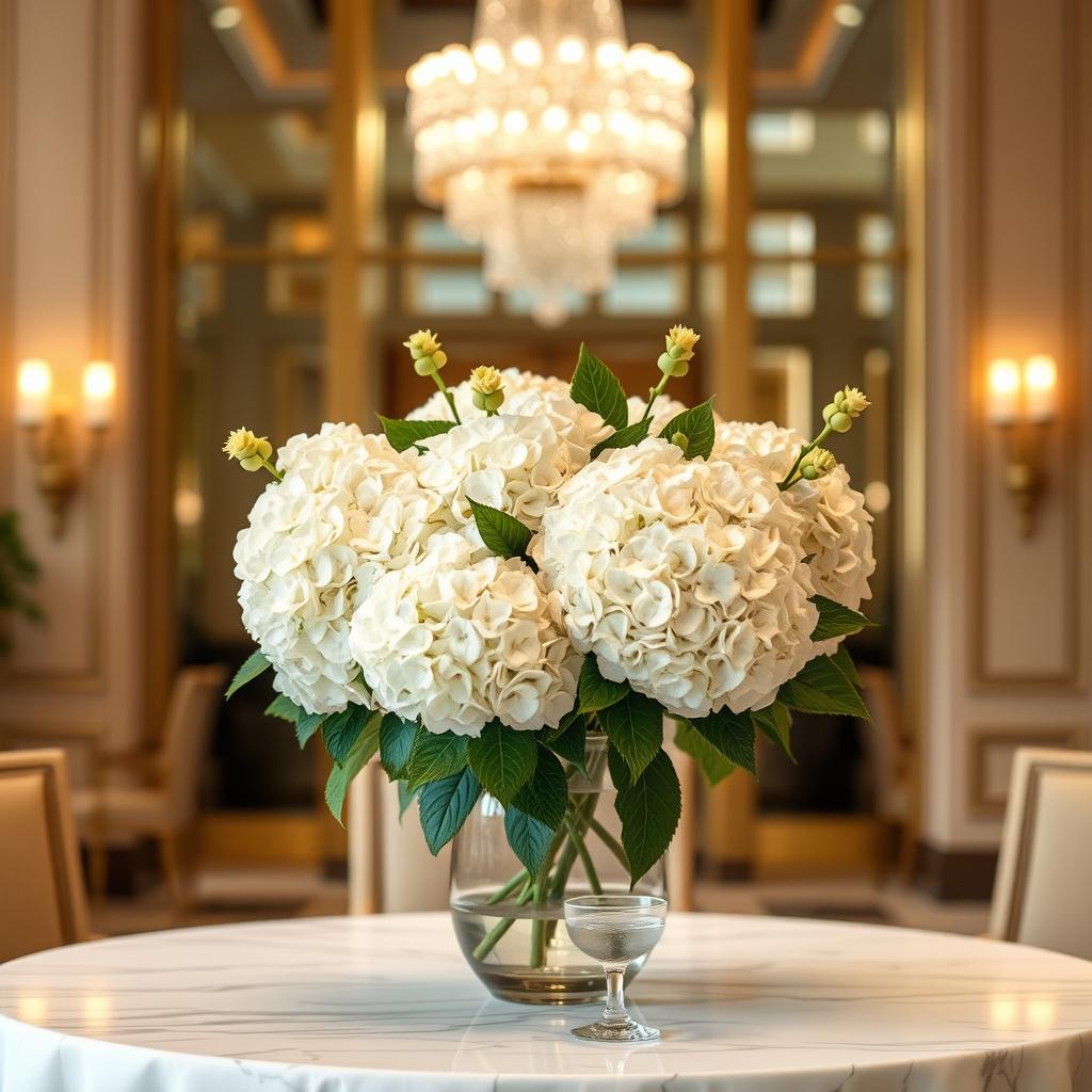 Orchid and Hydrangea Arrangements