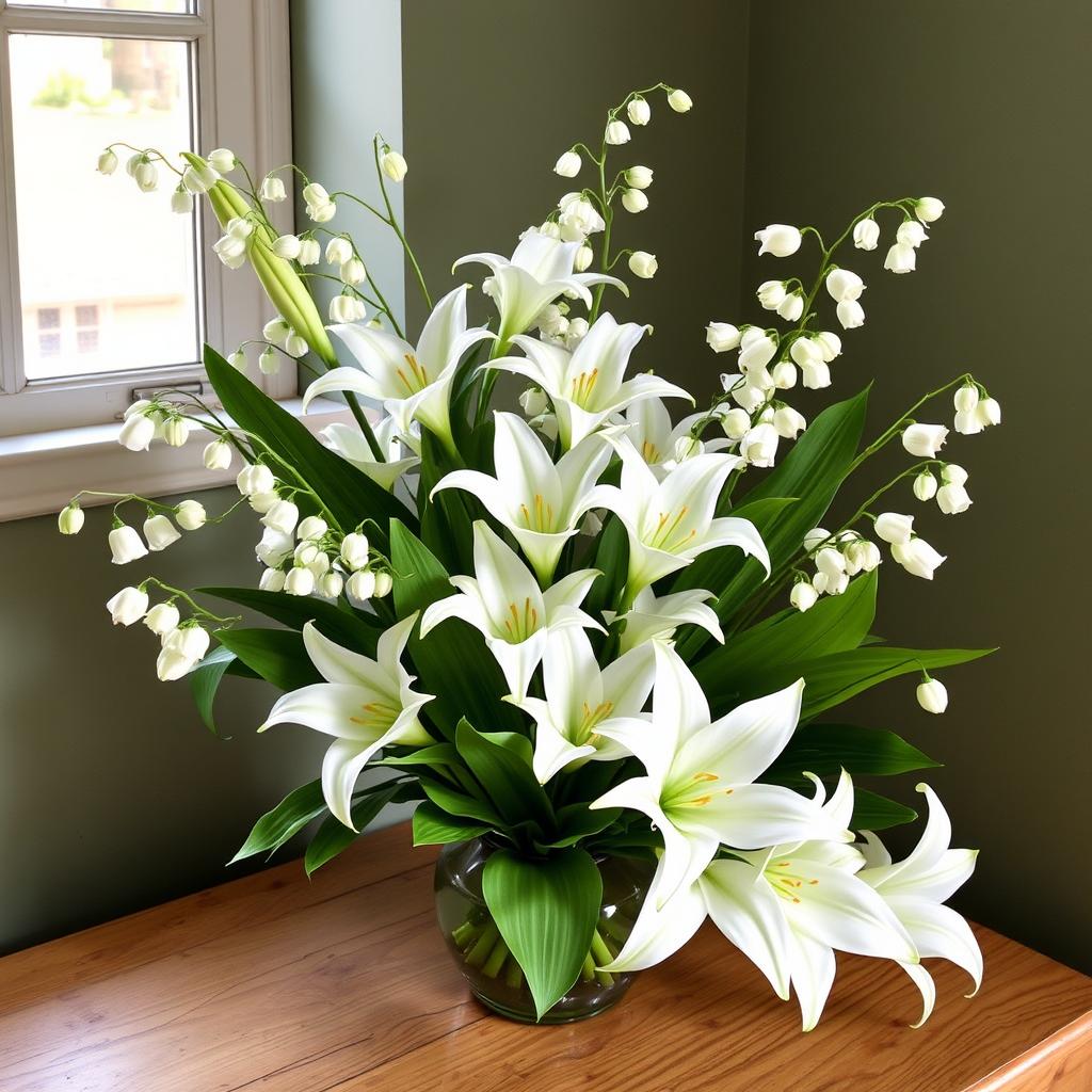 Arrangements with Lilies of the Valley west palm beach