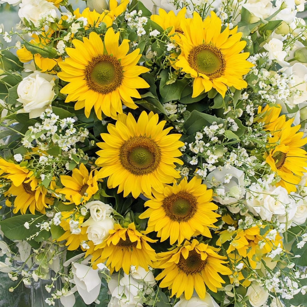 Sunflowers in Flower Arrangements