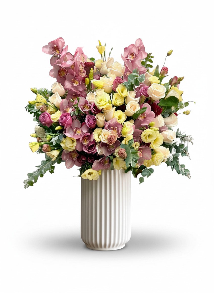 viva_Flower_Arrangement_in_a_whit а