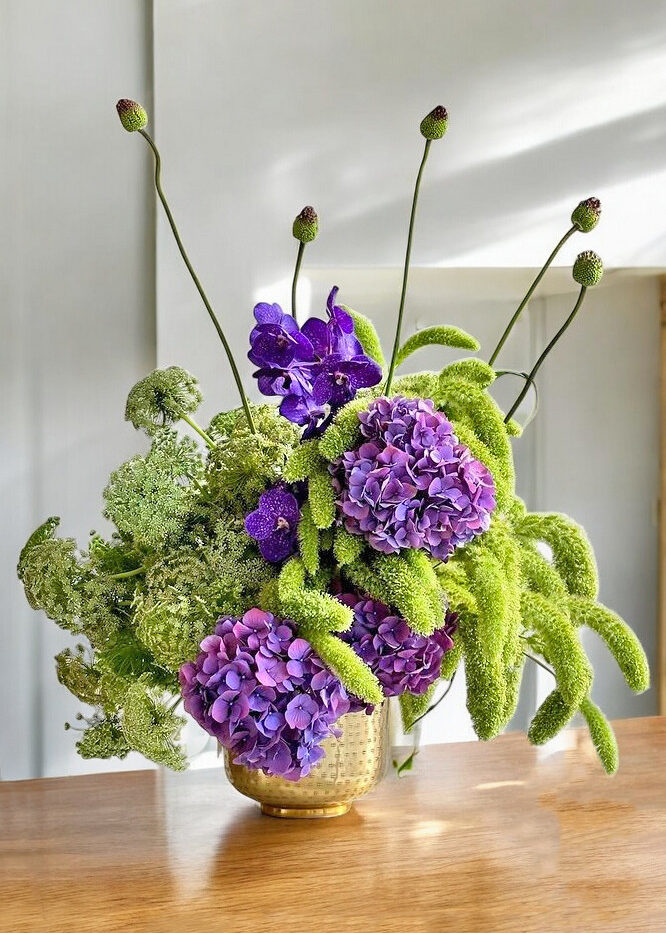 Dragonfly: flower arrangements