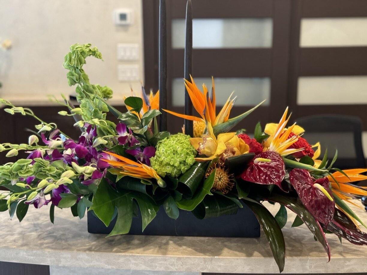 Happy Holidays!: Centerpiece arrangement