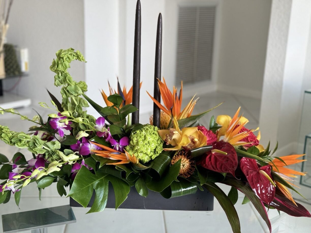 Happy Holidays!: Centerpiece arrangement