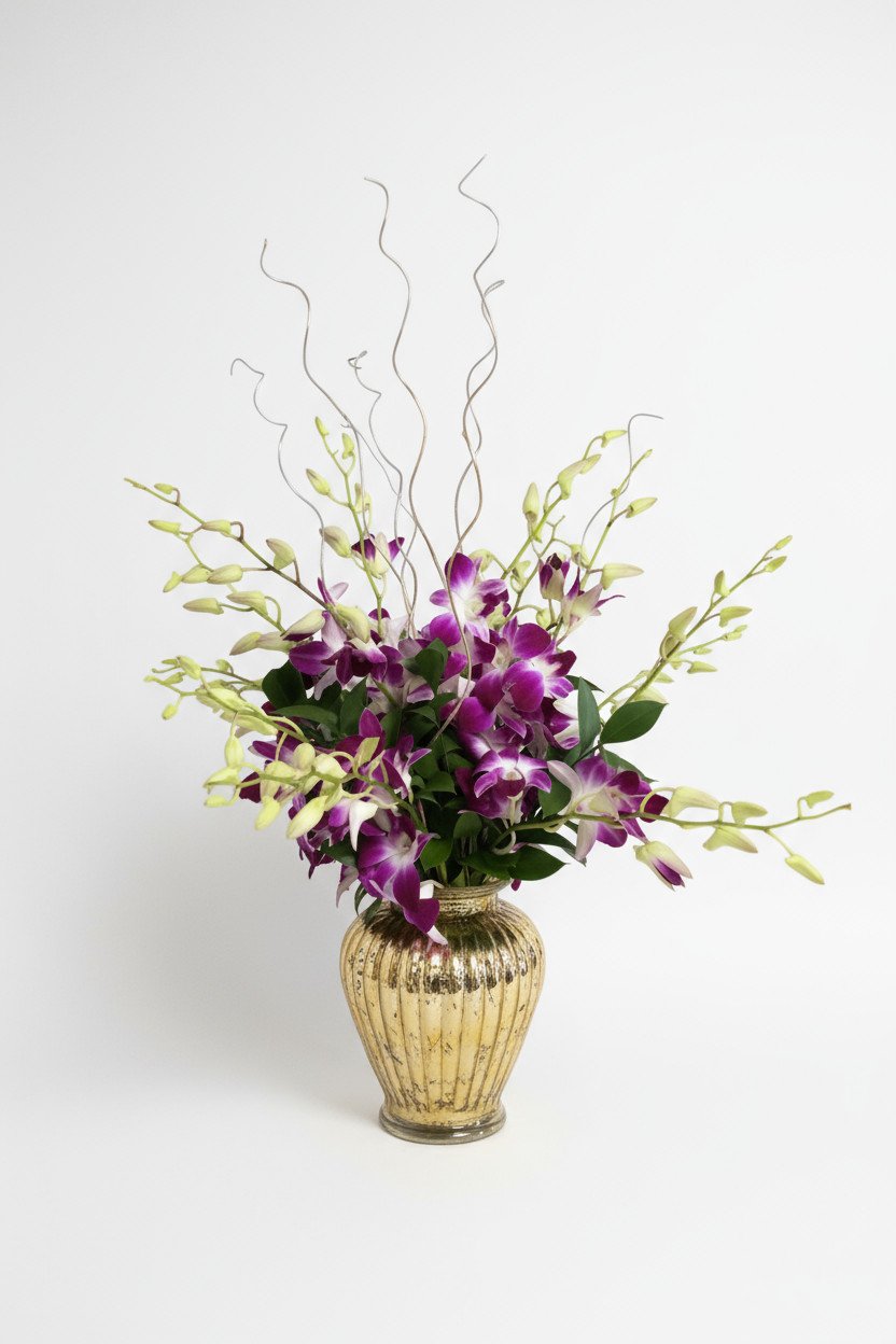 Purple Vibe: Orchid Arrangement