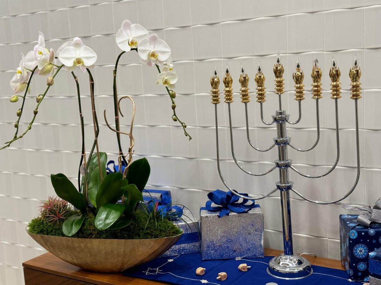 Celebrating Hanukkah with Vibrant Flower Arrangements from Viva Flowers