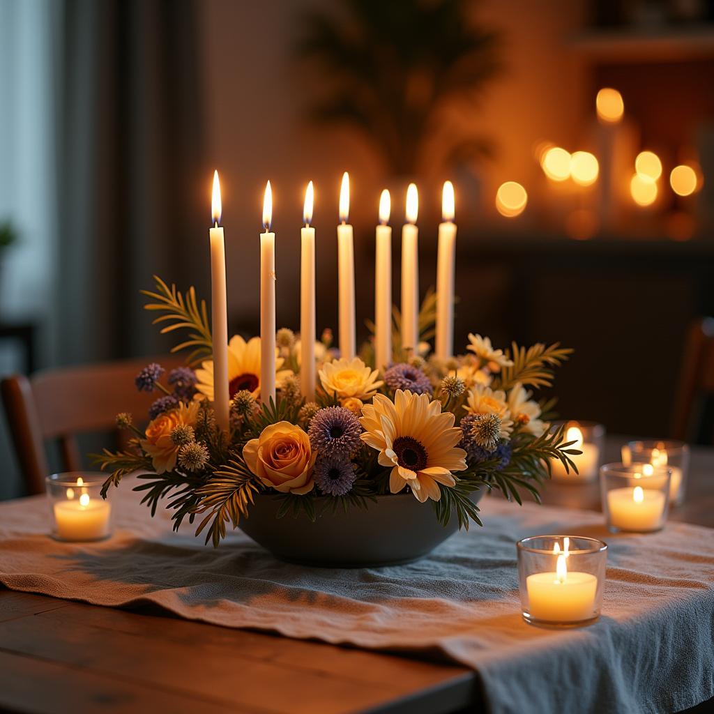 Celebrating Hanukkah with Vibrant Flower Arrangements from Viva Flowers