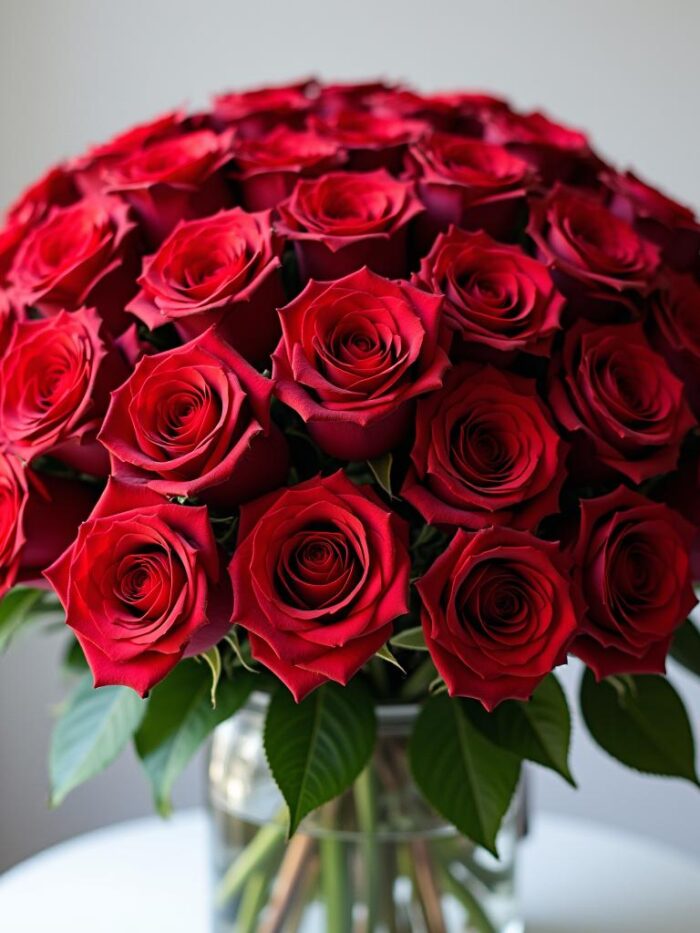 3 dozen red roses