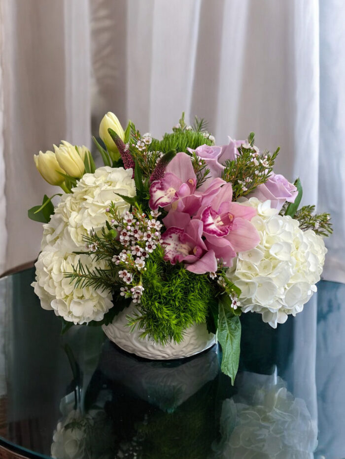 good morning flower arrangement