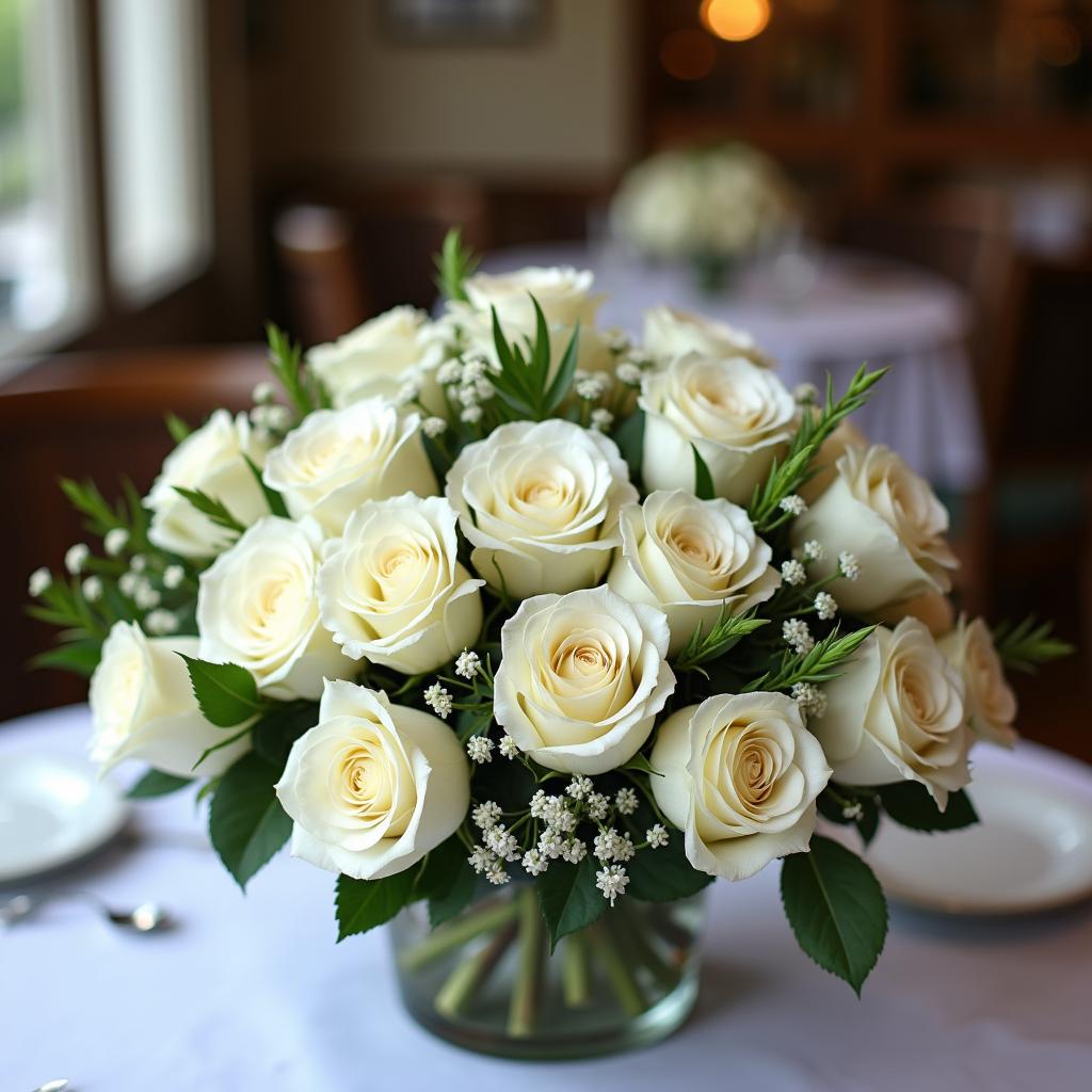 white Flowers for Your Anniversary