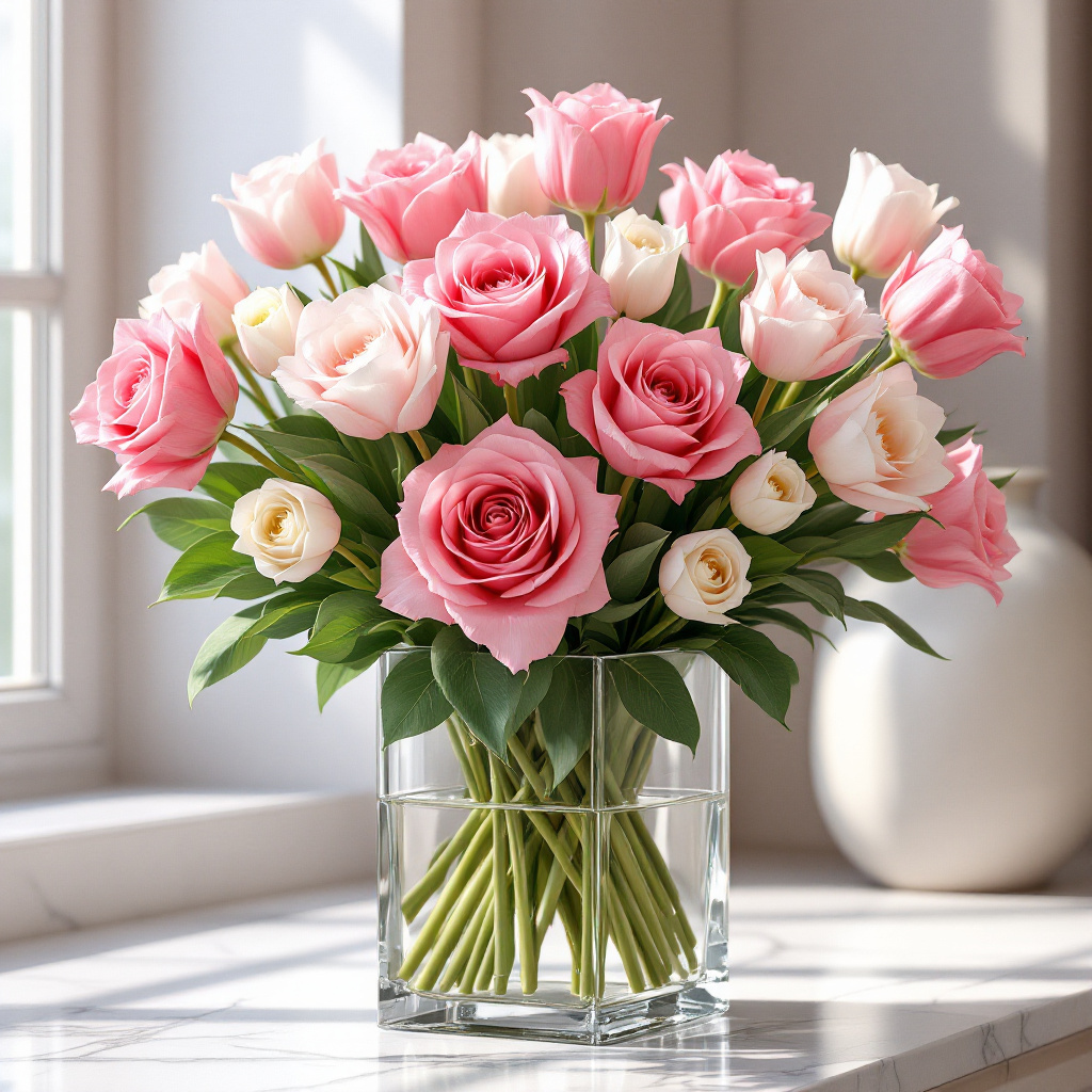 flower Arrangement for International Women's Day