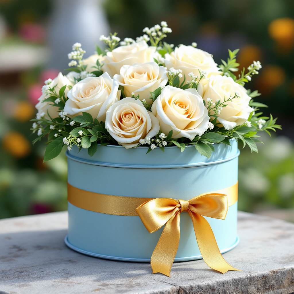 Flower arrangements in Boxes