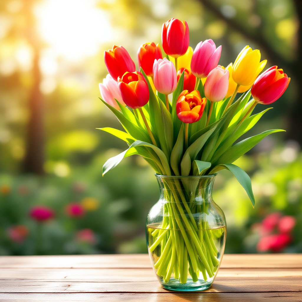 Tulips in flower arrangements (1)
