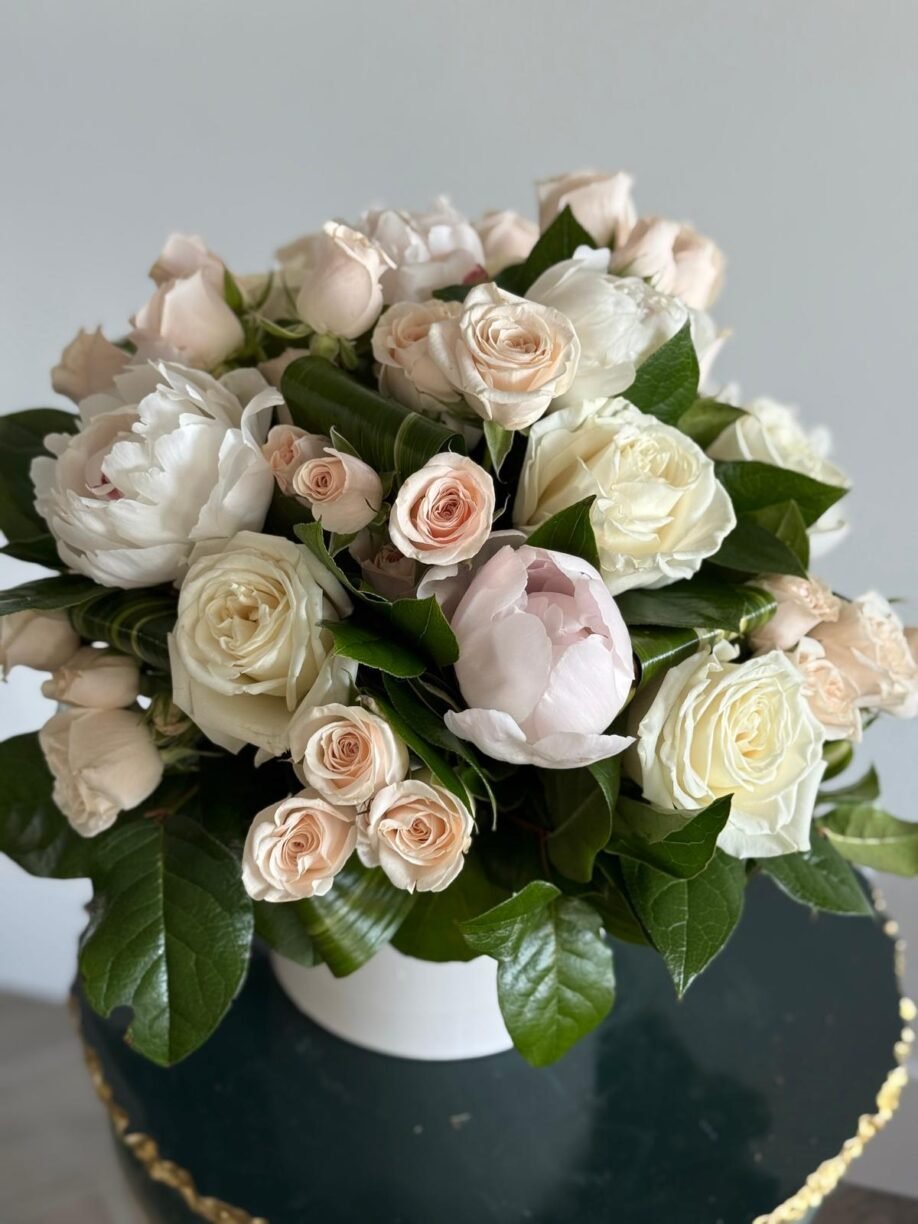 Michelle: peonies and roses