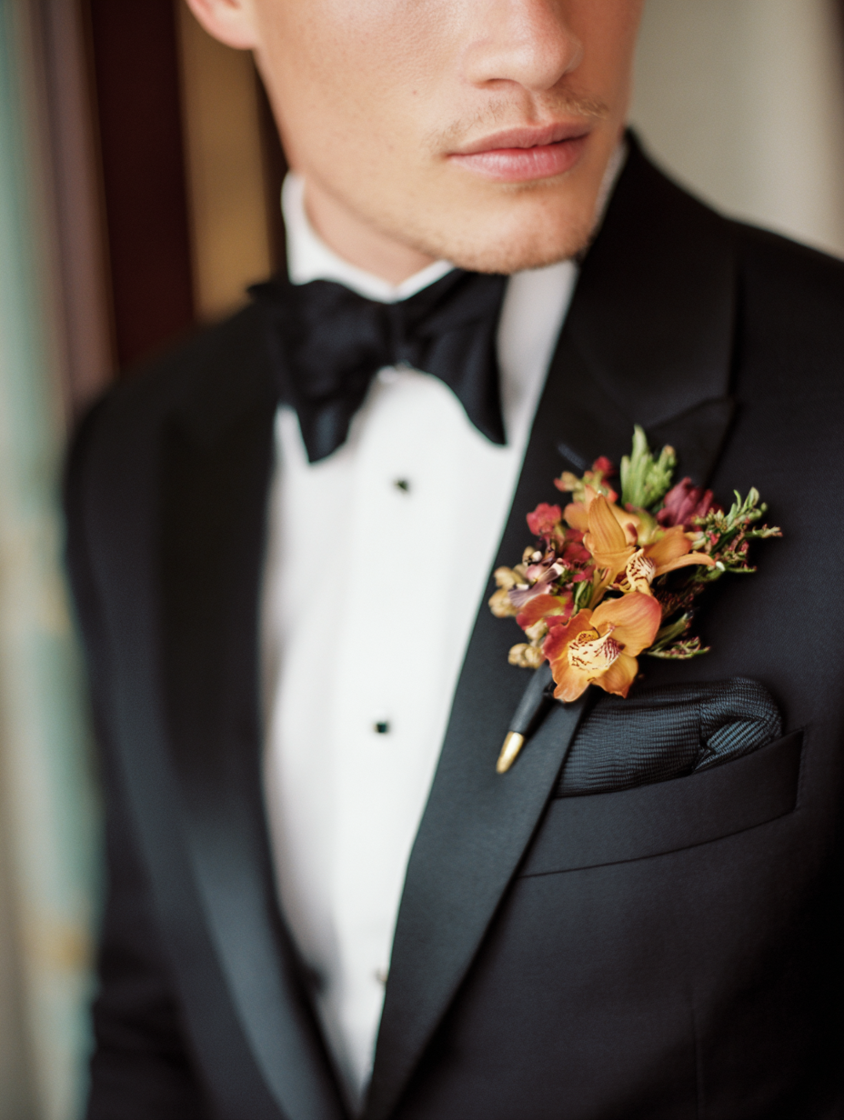 groom boutonier
