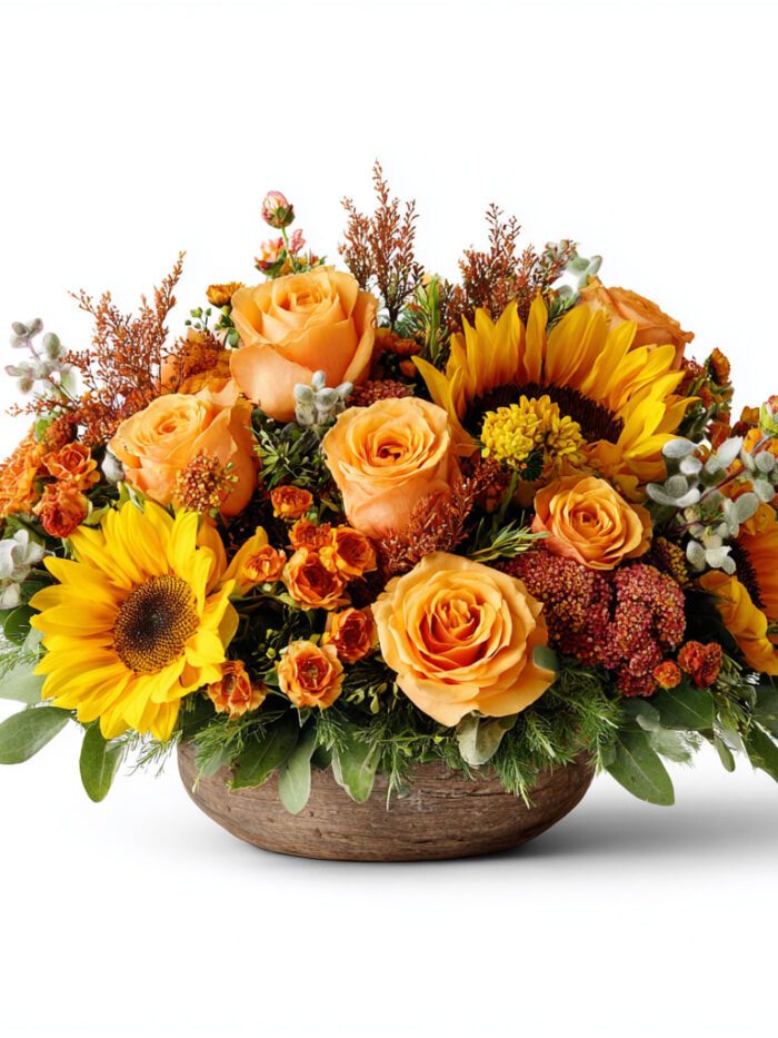 Golden Harvest Autumn Centerpiece