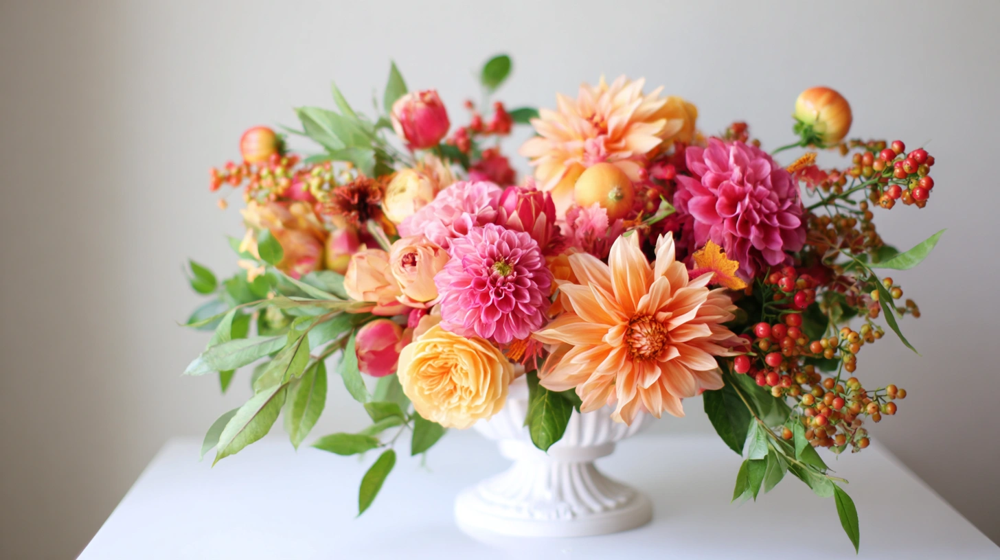 Embracing Autumnn Flower Arrangements