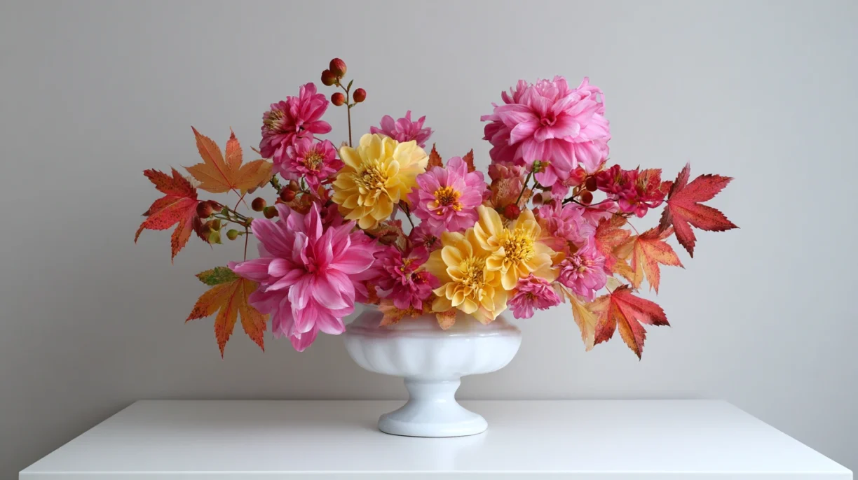 Embracing Autumnn Flower Arrangements