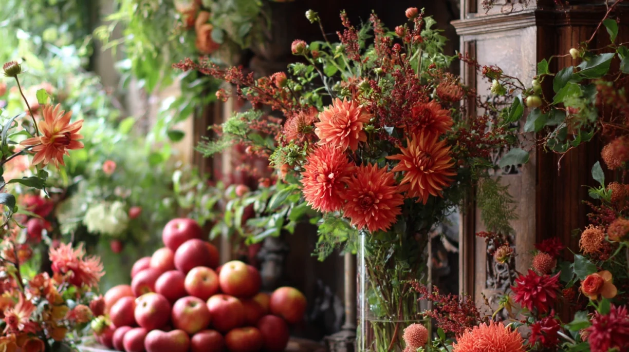 Embracing Autumnn Flower Arrangements