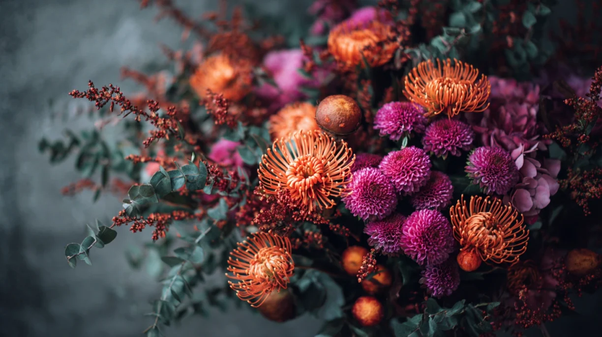 Embracing Autumnn Flower Arrangements