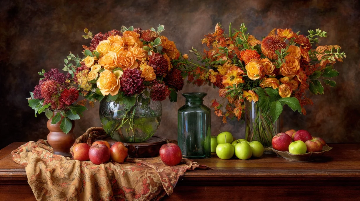 Embracing Autumnn Flower Arrangements