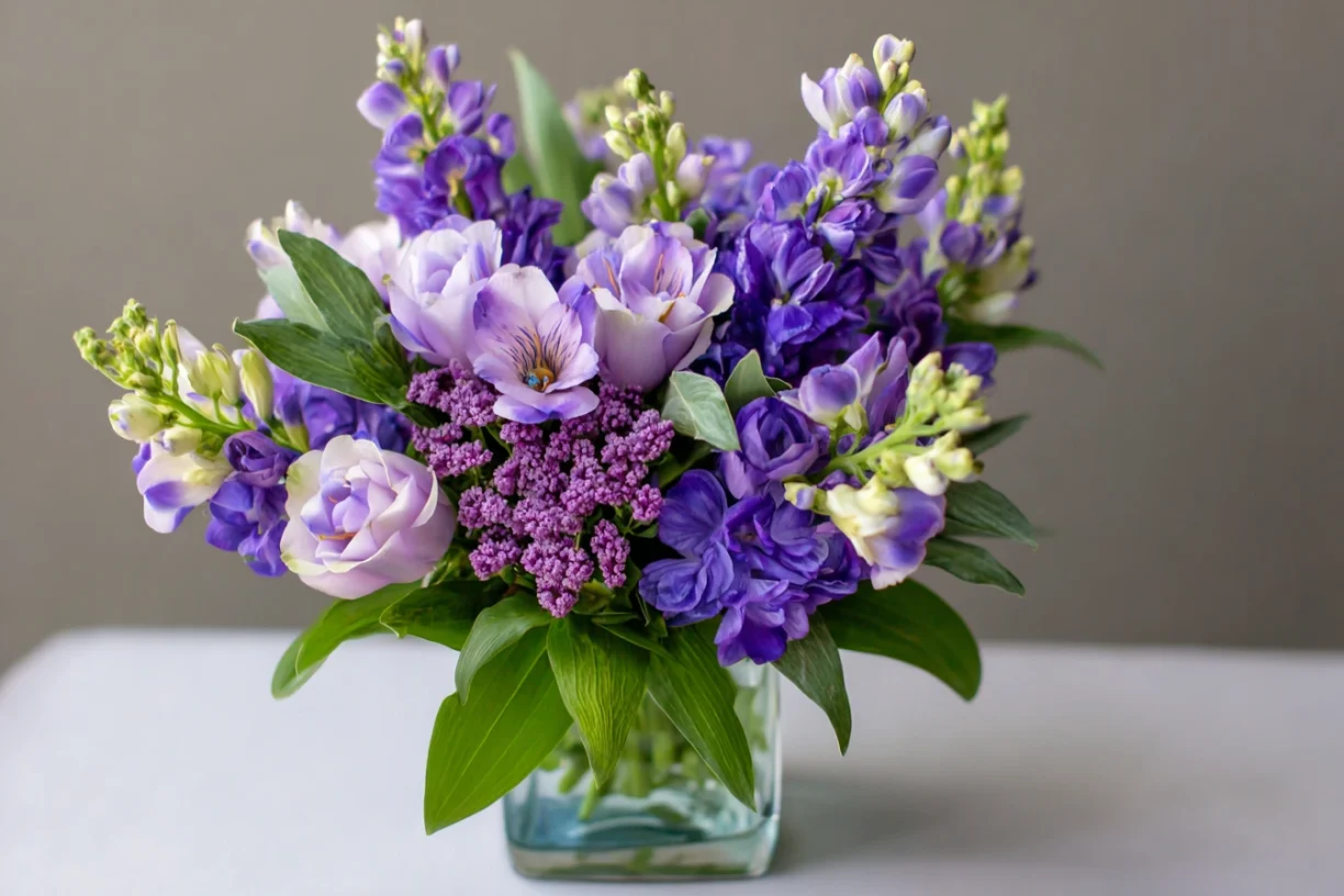 Purple Flowers: 