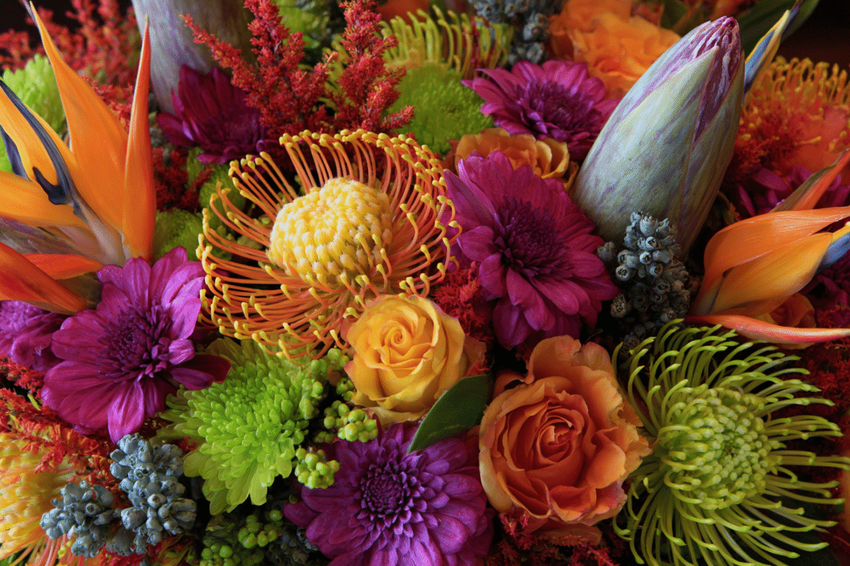 Thanksgiving with Beautiful Flowers Florida