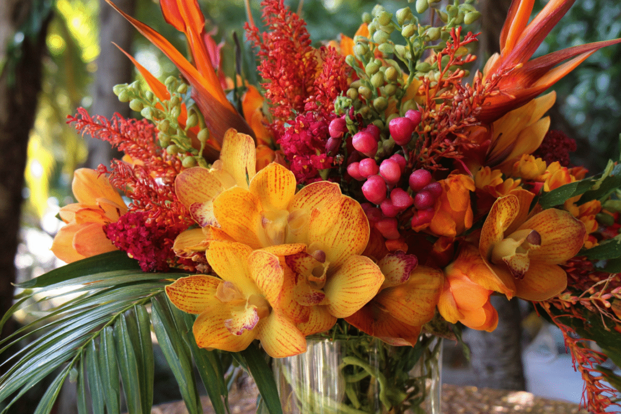 Thanksgiving with Beautiful Flowers Florida