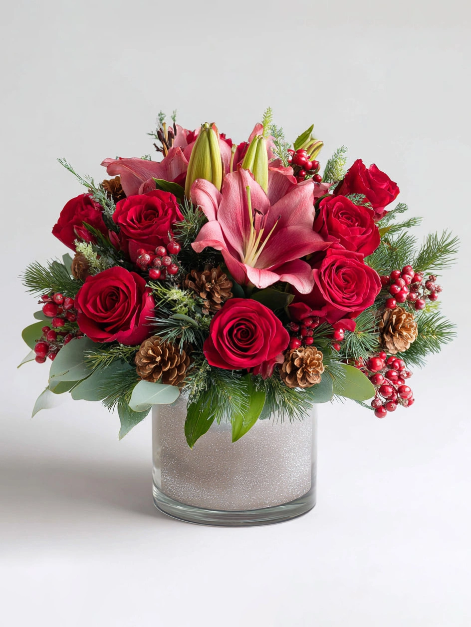 Festive Velvet Bloom