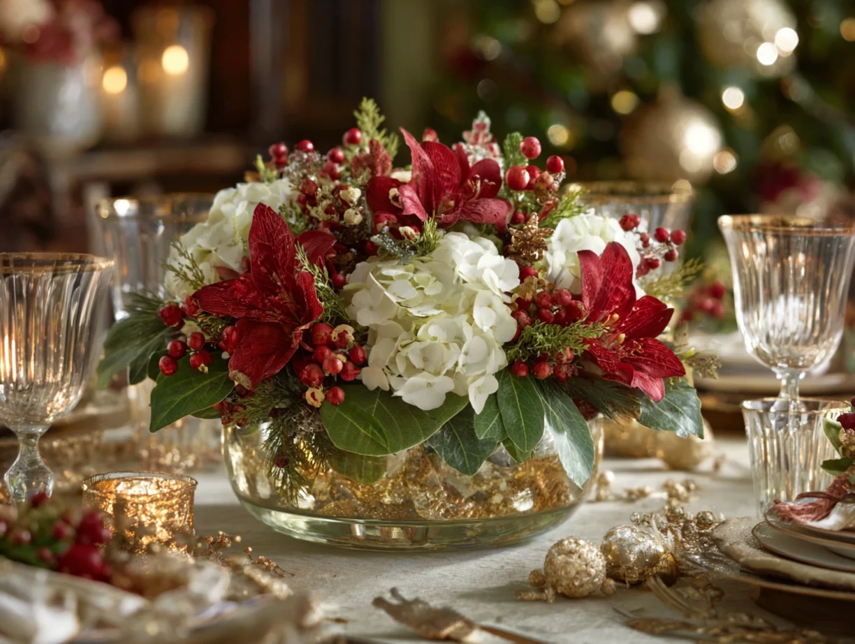 Choosing the Right Flowers for Your Christmas Centerpiece
