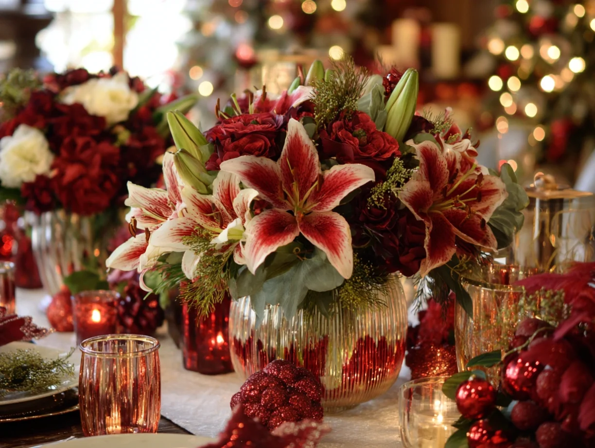 Choosing the Right Flowers for Your Christmas Centerpiece
