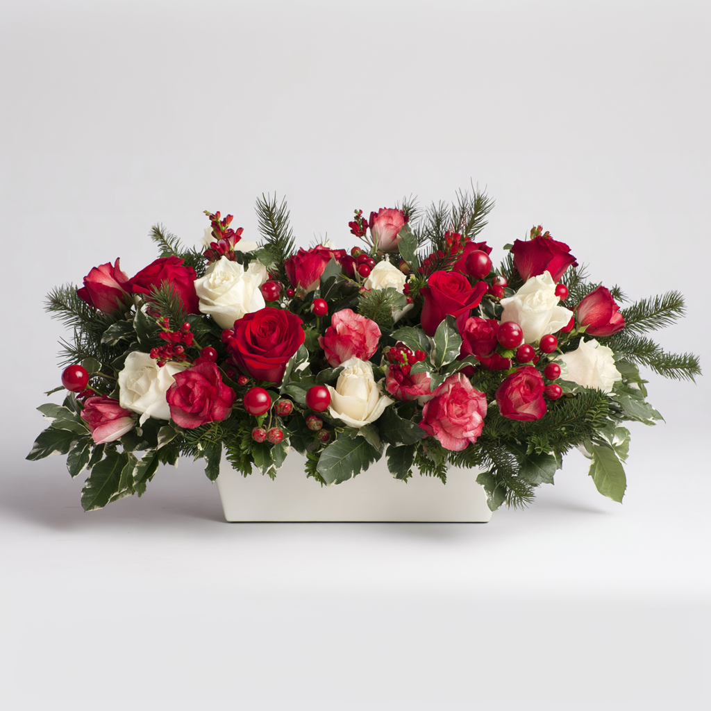viva_Christmas_flowers_wide_Centerpiece_of_re