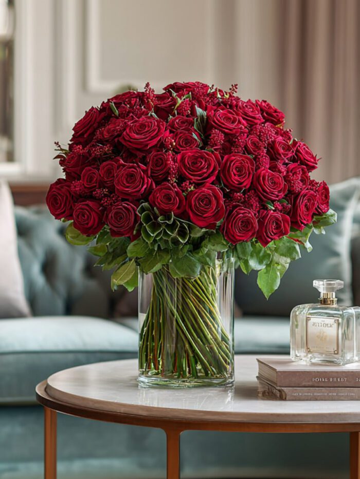 Red Roses: Seven Dozens