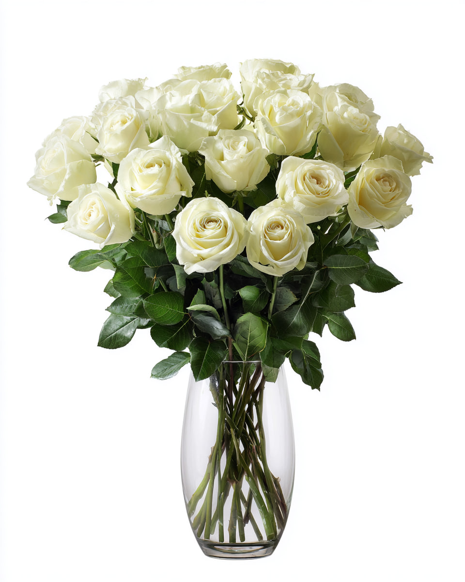 Two Dozen White Rose $170.00