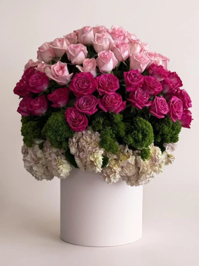Beauty:   Roses & Hydrangeas