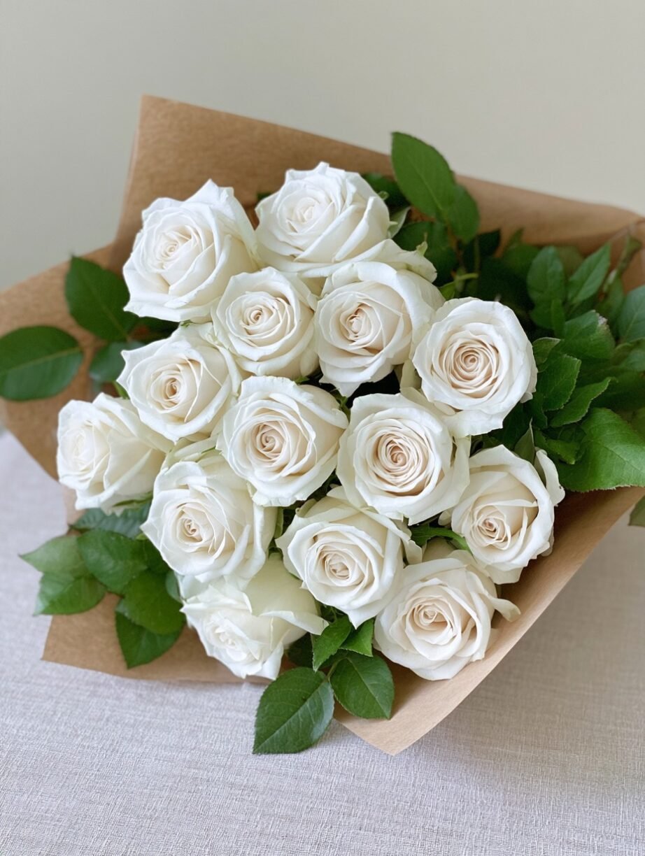 18 white roses boca raton