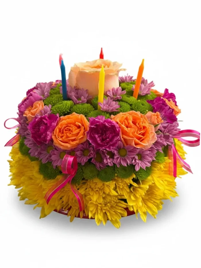 Floral Birthday Cake