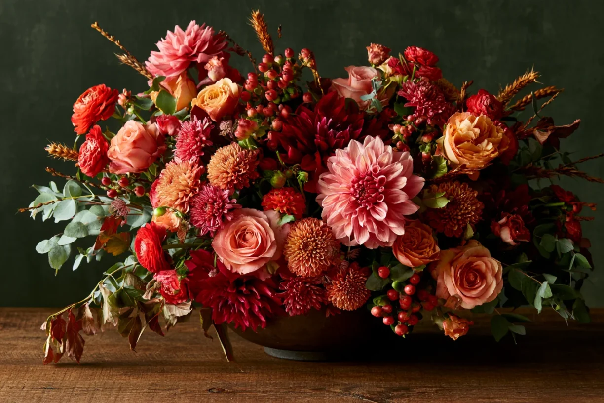 5. The Lush & Romantic Centerpiece