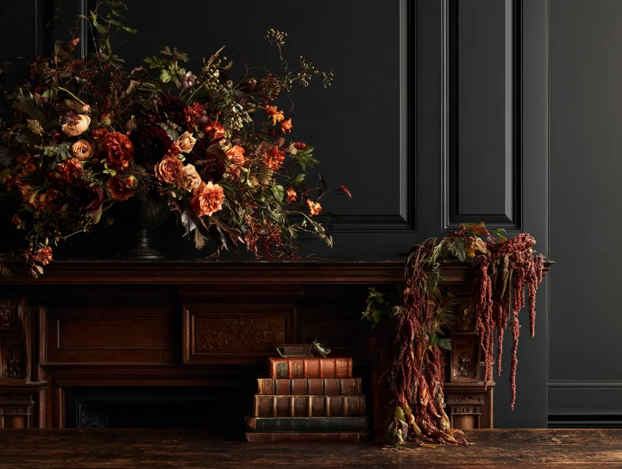 The Mantel (The Altar): Create an asymmetrical display.