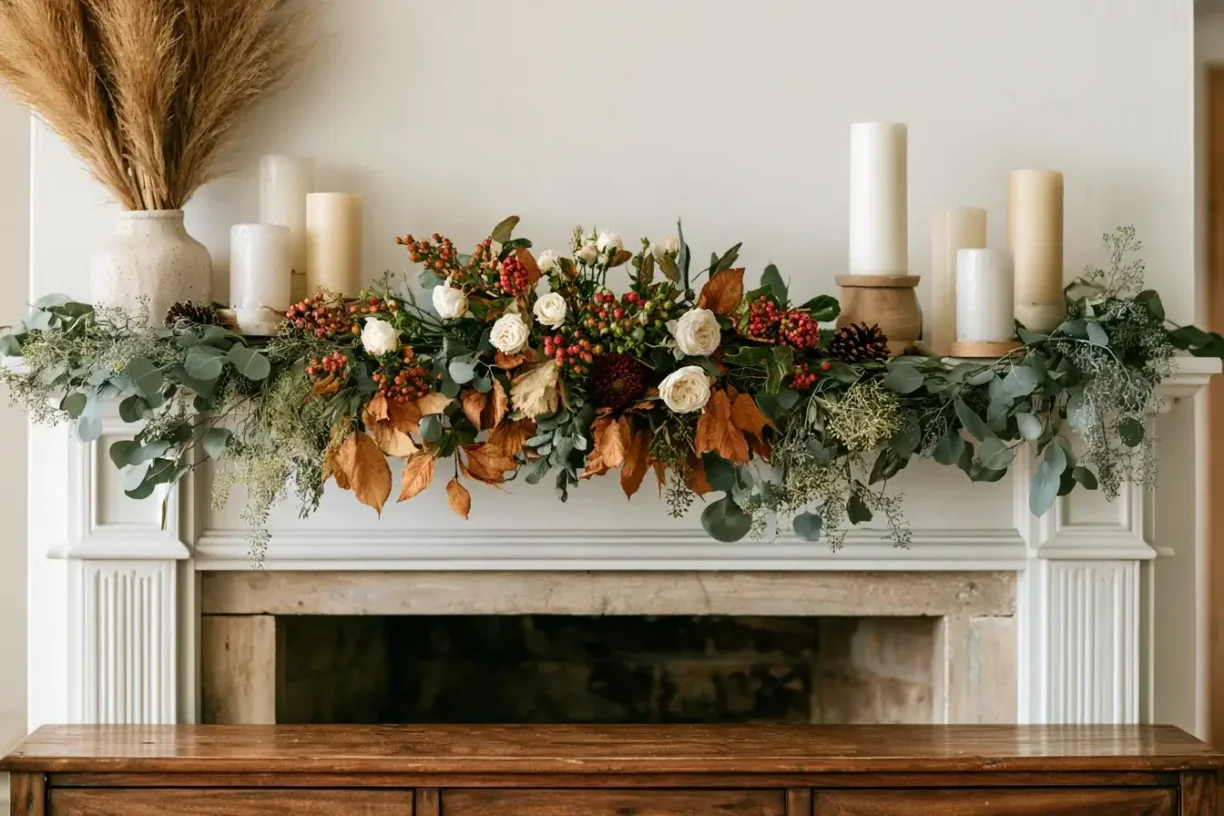 The Living Room Mantel