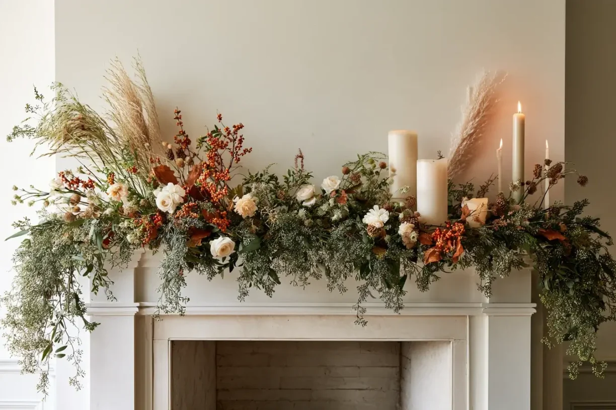 The Living Room Mantel