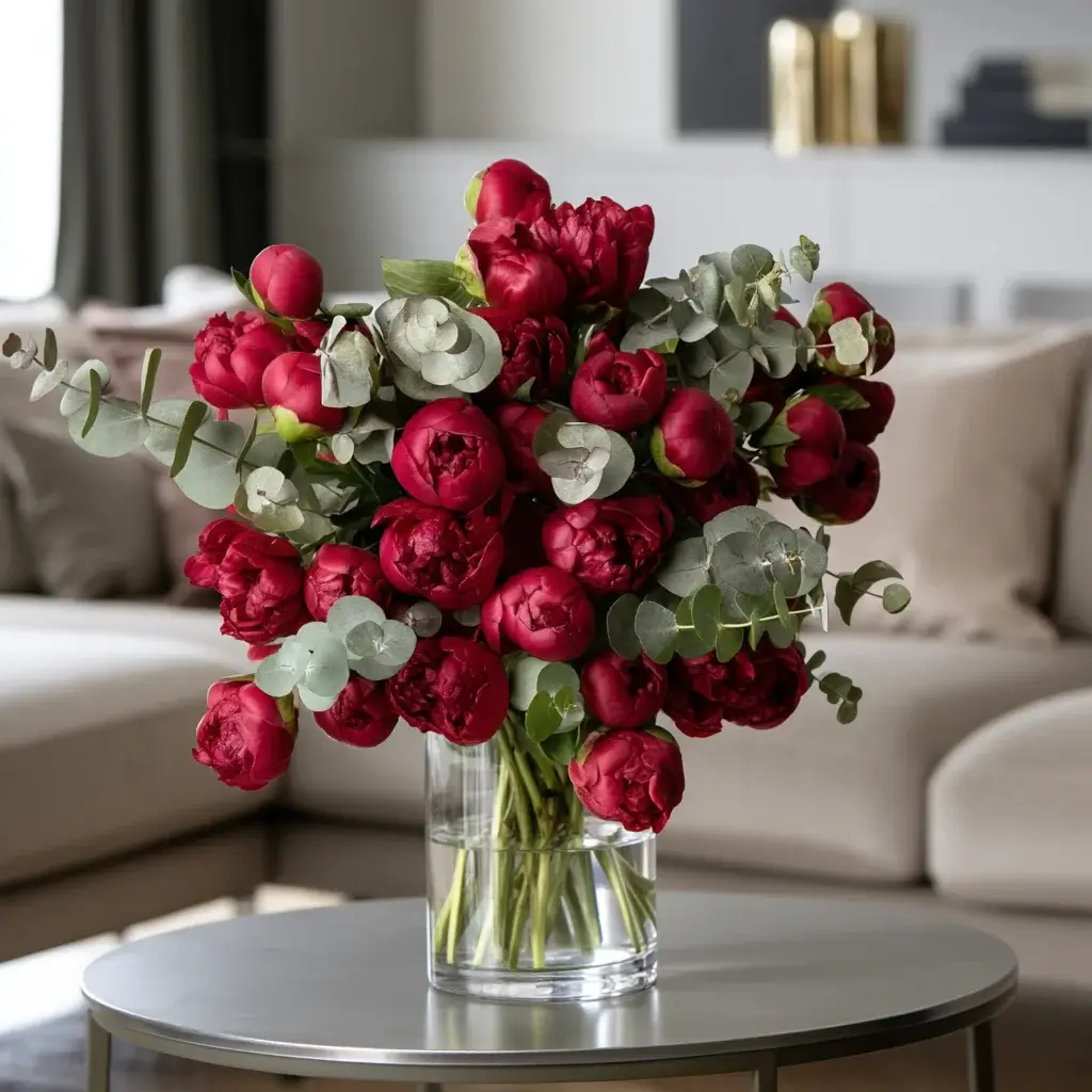 Selecting the Perfect Burgundy Peonies
